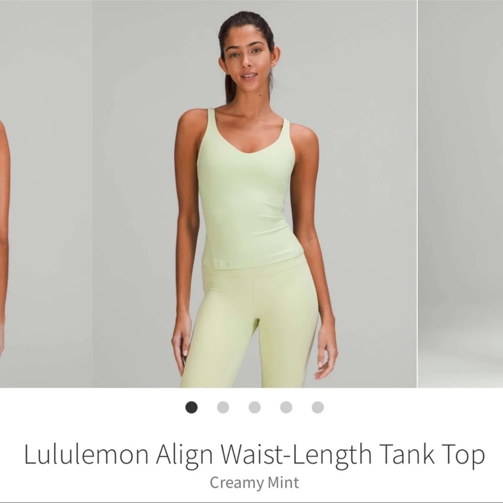 Lululemon align waist length tank top NWT size 8
